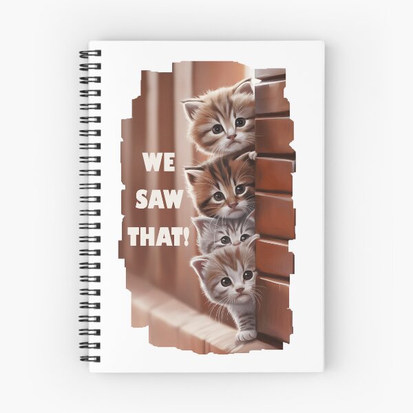 Item preview, We saw that! - Curious cats see everything! designed and sold by Channel1Design.