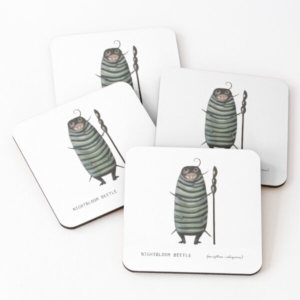 Item preview, Nightbloom Beetle (noctiflora coleoptera) designed and sold by WhiskerWish.