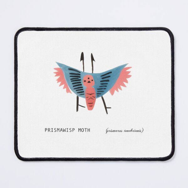 Item preview, Prismawisp Moth (prismarus tenebrionis) designed and sold by WhiskerWish.