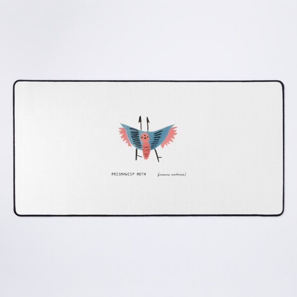 Item preview, Prismawisp Moth (prismarus tenebrionis) designed and sold by WhiskerWish.