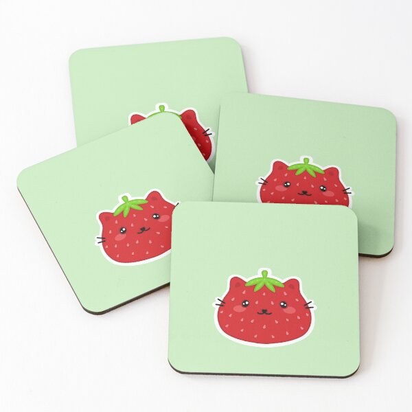 Item preview, Strawberry Cat designed and sold by strawbubbyart.