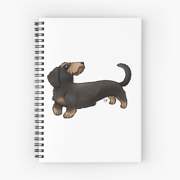 Item preview, Wire Haired Dachshund - Black and Tan designed and sold by Jennifer Stolzer.