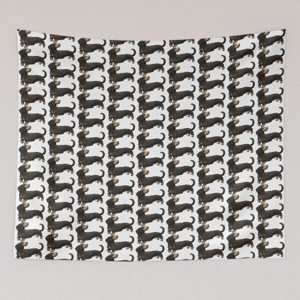 Item preview, Wire Haired Dachshund - Black and Tan designed and sold by Jennifer Stolzer.