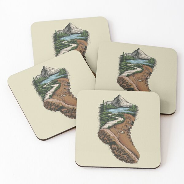 Item preview, Lake Ohara, Alpine Escape: Hiking Boot Transforming into Lake Ohara designed and sold by AryaSubramanian.