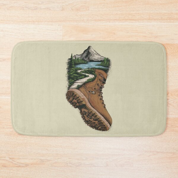 Item preview, Lake Ohara, Alpine Escape: Hiking Boot Transforming into Lake Ohara designed and sold by AryaSubramanian.