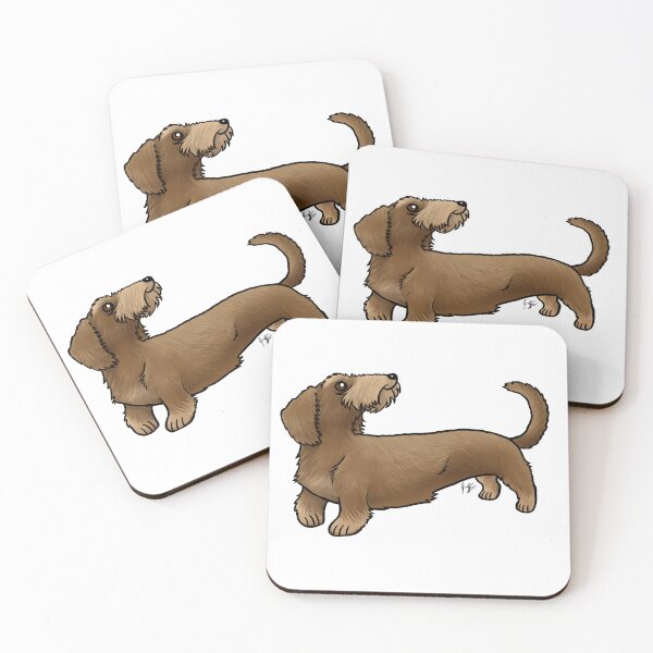 Item preview, Wire Haired Dachshund - Red and Tan designed and sold by Jennifer Stolzer.
