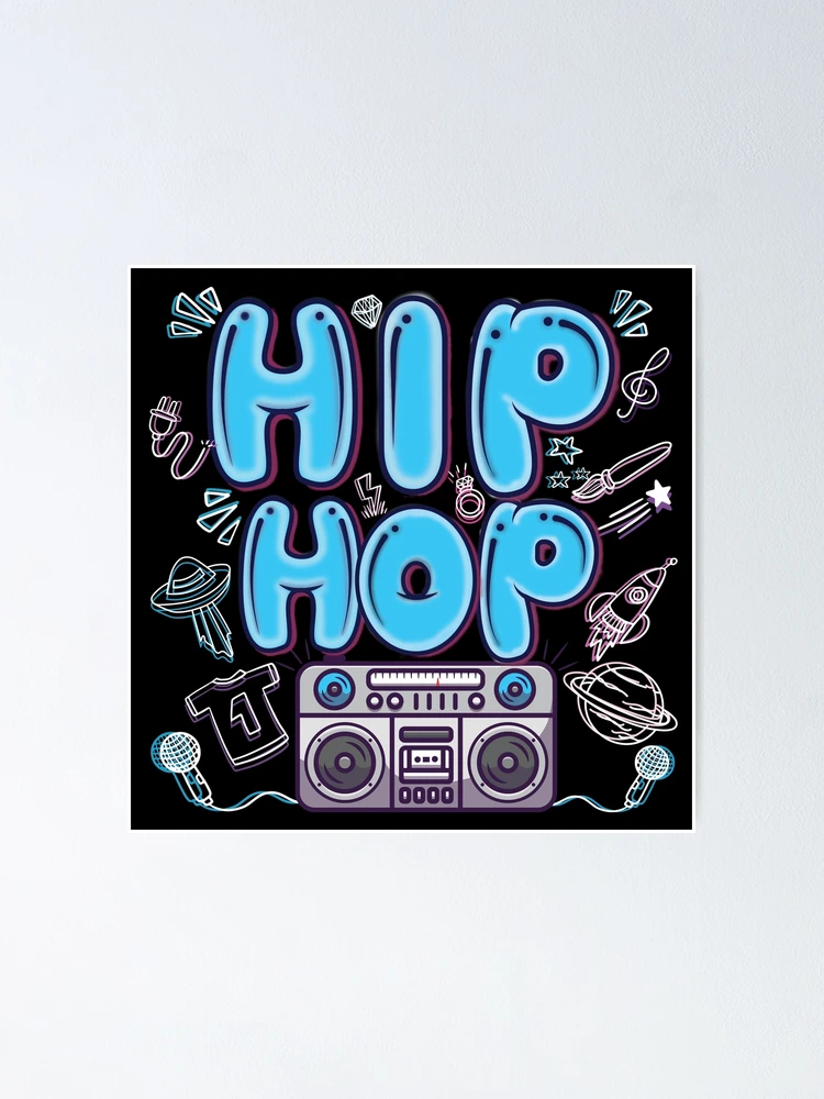 Hip hop ポスター　ラップポスター I Love Hiphop