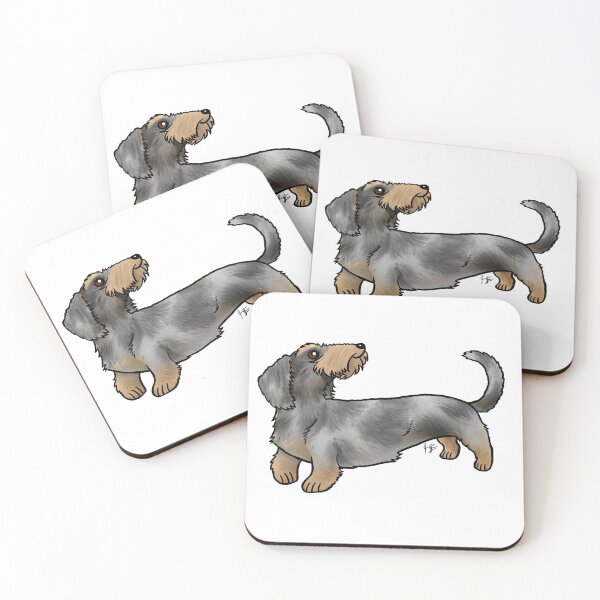 Item preview, Wire Haired Dachshund - Dapple designed and sold by Jennifer Stolzer.