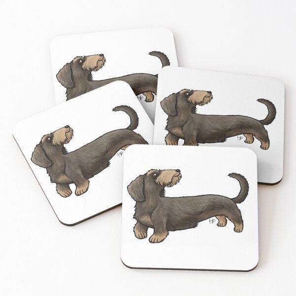 Item preview, Wire Haired Dachshund - Wild Boar designed and sold by Jennifer Stolzer.