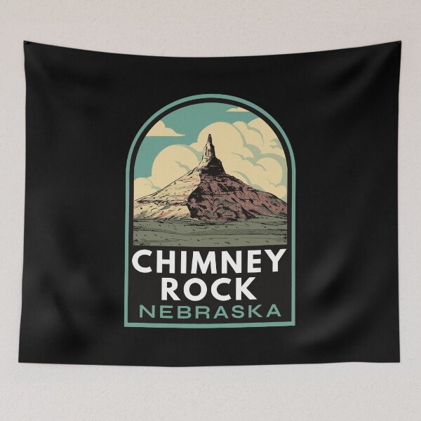 Item preview, Chimney Rock Nebraska designed and sold by halpindesignco.