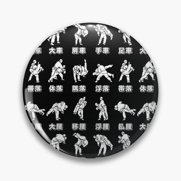 Item preview, Judo Chart -Black- designed and sold by kanjisetas.