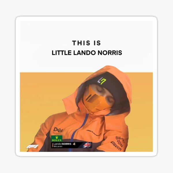 Aperçu de l'œuvre Voici le petit Lando Norris créée et vendue par Paddock  Princess.