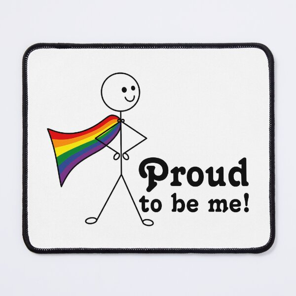 Item preview, Proud to Be Me LGBTQ+ Rainbow Pride Super Hero designed and sold by JoyfulJen.