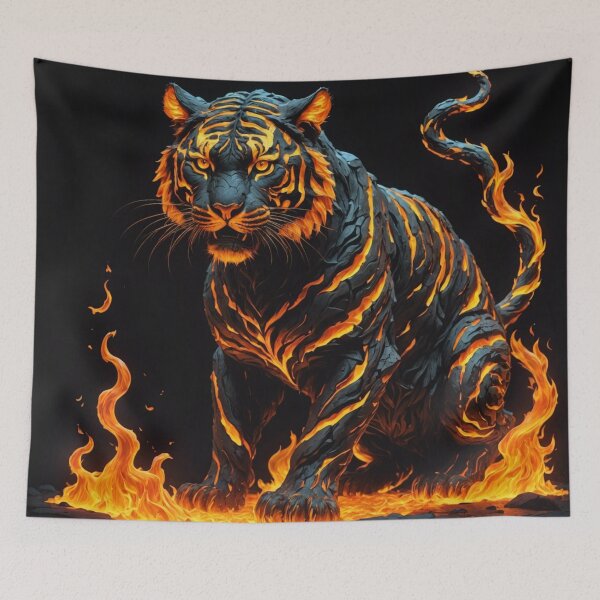 Item preview, Fire Tiger  designed and sold by Gabriela McDaniel.