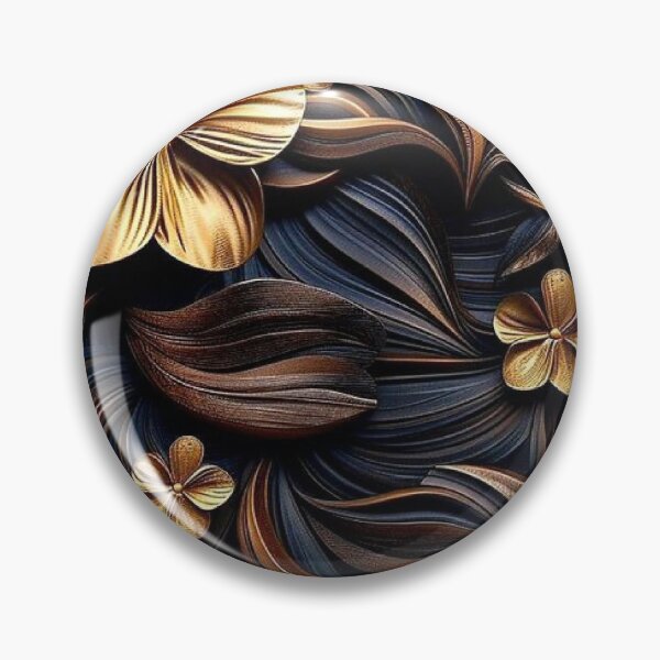 Item preview, Silver and Gold Glimmering Leaf Flowers designed and sold by CulinaryCenter.