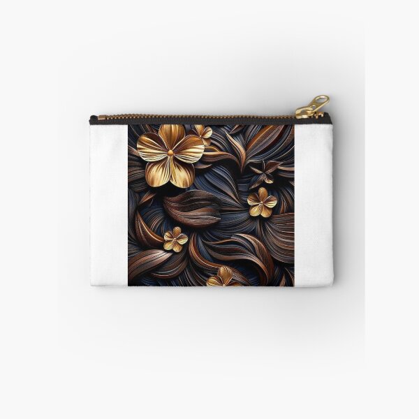 Item preview, Silver and Gold Glimmering Leaf Flowers designed and sold by CulinaryCenter.