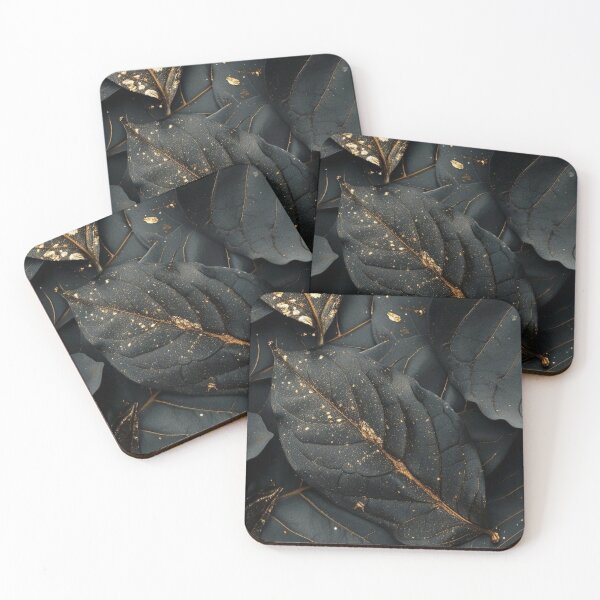 Item preview, Beauty of Leaf Flowers in Silver and Gold designed and sold by CulinaryCenter.