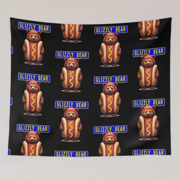 Item preview, Glizzly grizzly Bear glizzy hot dog meme designed and sold by Captain-Jackson.