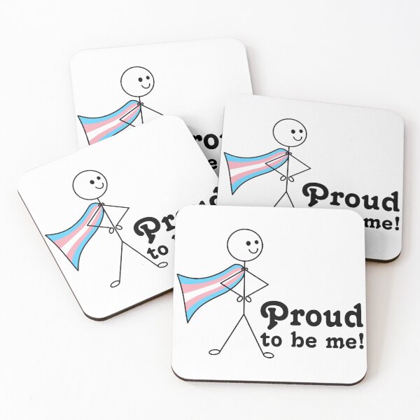 Item preview, Proud to Be Me Trans Transgender Pride Super Hero designed and sold by JoyfulJen.