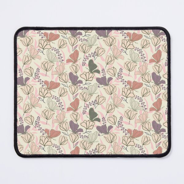 Item preview, Nature inspired whimsical butterfly garden with pink, green and purple butterflies designed and sold by JasmineGDesigns.