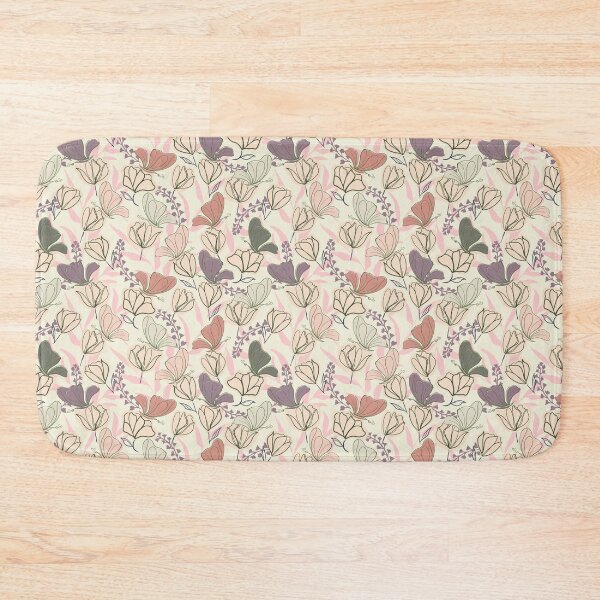 Item preview, Nature inspired whimsical butterfly garden with pink, green and purple butterflies designed and sold by JasmineGDesigns.