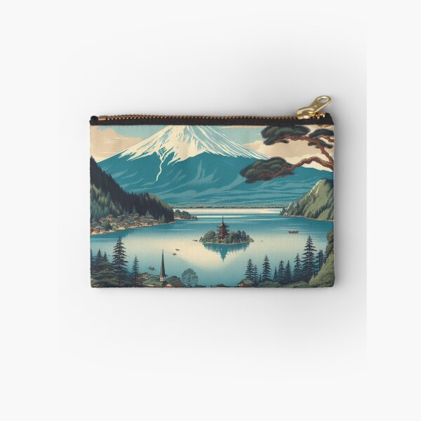 Item preview, Landmarks in Japan,  Lake Kawaguchiko, Fuji-Hakone-Izu National Park designed and sold by CulturalCurios.
