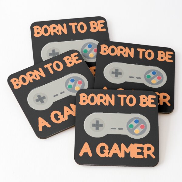 Item preview, Born to Be a Gamer - Retro Gaming Controller Design designed and sold by delohill.