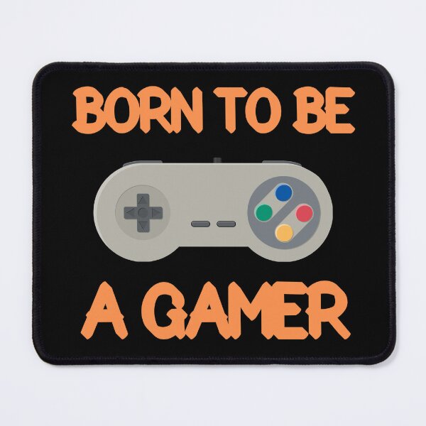 Artikelvorschau, Geboren, um ein Gamer zu sein – Retro-Gaming-Controller-Design entworfen und verkauft von delohill.