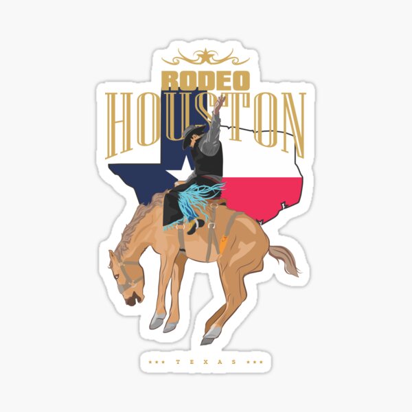 Item preview, Houston show and rodeo - Texas designed and sold by Caramel-Dog.
