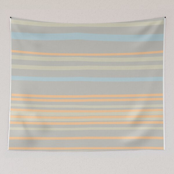 Item preview, lines orange brown blue beige designed and sold by NAERENA.