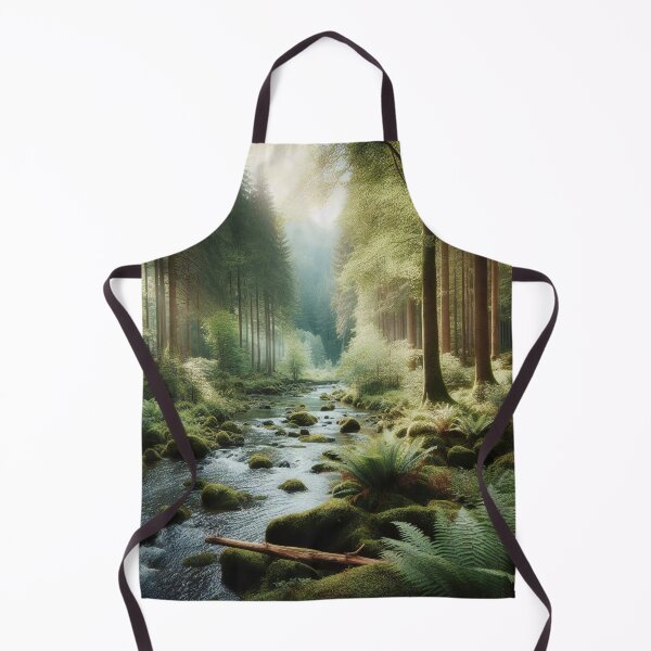 Item preview, Enchanted Forest Stream at Sunrise designed and sold by ArtComixHaven.