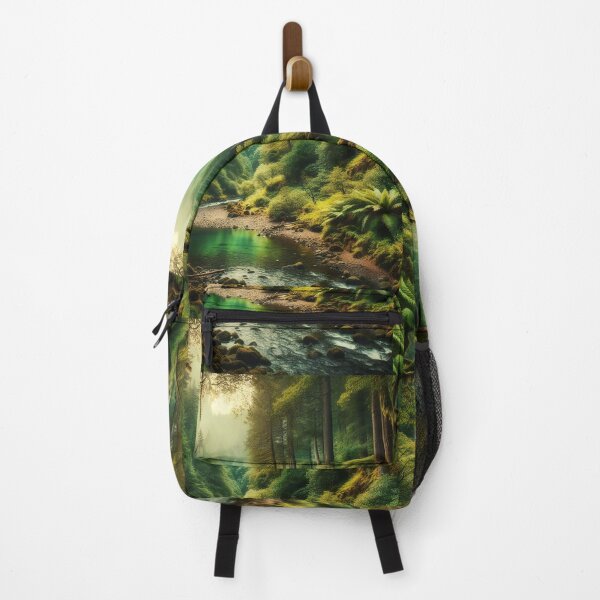 Item preview, Mystical Valley River at Dawn designed and sold by ArtComixHaven.