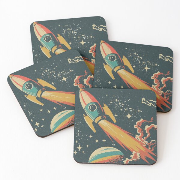 Item preview, Rad Retro Rocket designed and sold by kyxur.