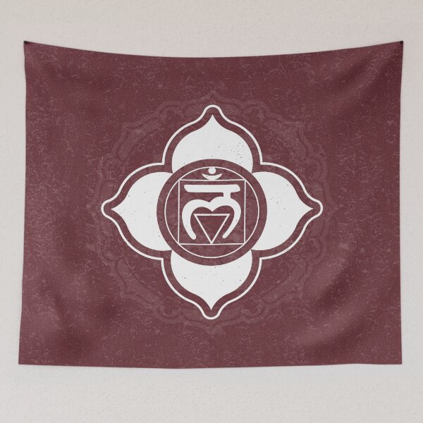 Item preview, Root Chakra Mandala - Wine + Snow designed and sold by Irene Estelle.