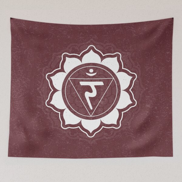 Item preview, Solar Plexus Chakra Mandala - Wine + Snow designed and sold by Irene Estelle.