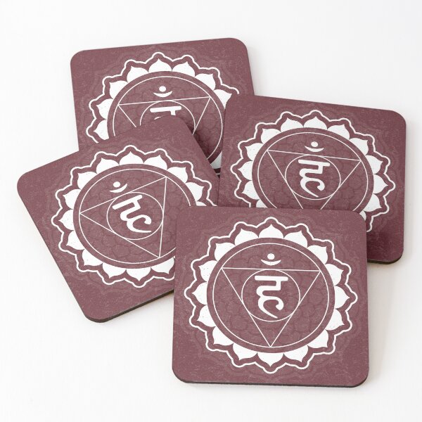 Item preview, Throat Chakra Mandala - Wine + Snow designed and sold by Irene Estelle.