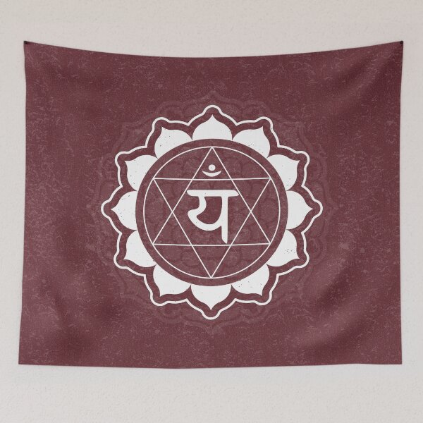 Item preview, Heart Chakra Mandala - Wine + Snow designed and sold by Irene Estelle.