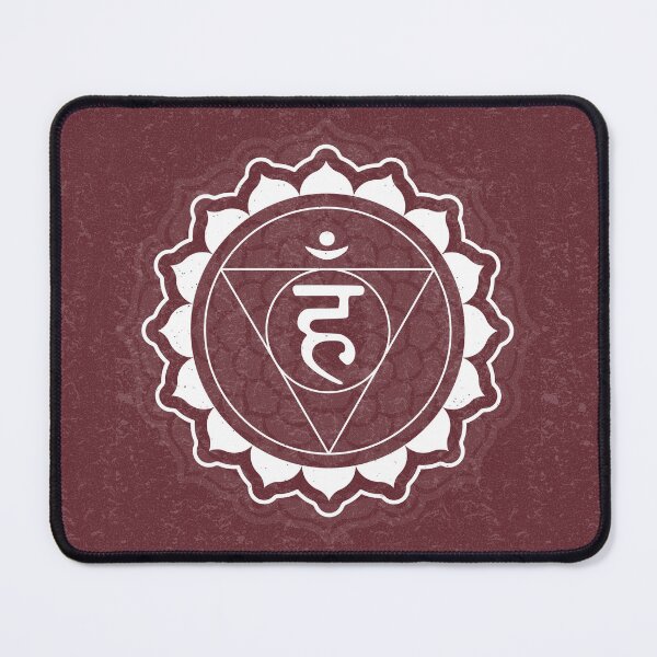 Item preview, Throat Chakra Mandala - Wine + Snow designed and sold by Irene Estelle.