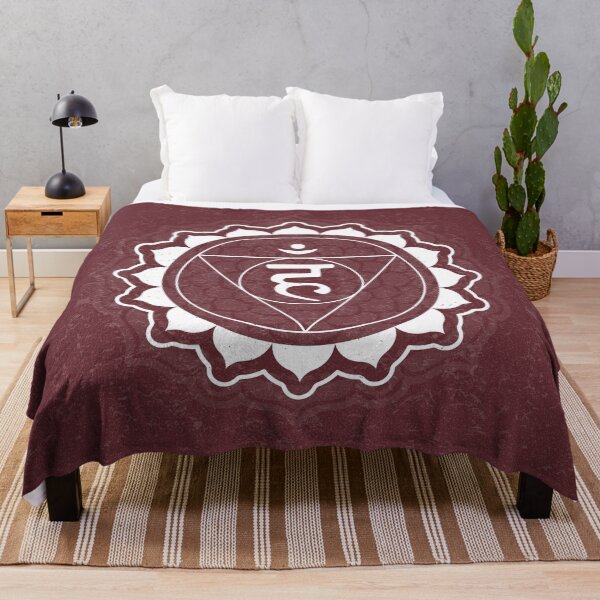 Item preview, Throat Chakra Mandala - Wine + Snow designed and sold by Irene Estelle.