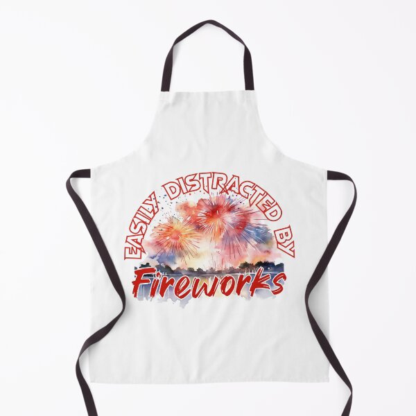 Item preview, Easily Distracted by Fireworks designed and sold by ChefOCreations.