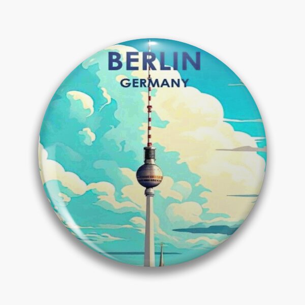 Item preview, Berlin Germany Vintage Travel and Tourism Advertising Print designed and sold by posterbobs.