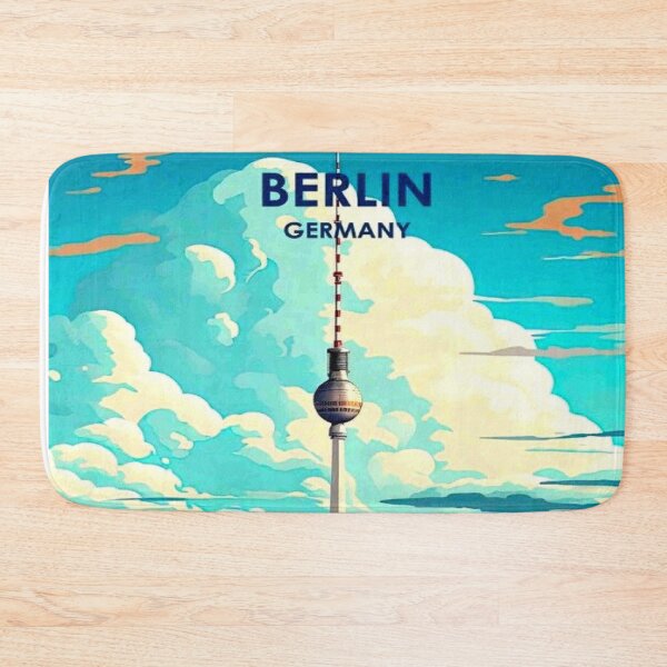 Item preview, Berlin Germany Vintage Travel and Tourism Advertising Print designed and sold by posterbobs.