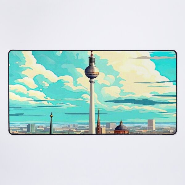 Item preview, Berlin Germany Vintage Travel and Tourism Advertising Print designed and sold by posterbobs.