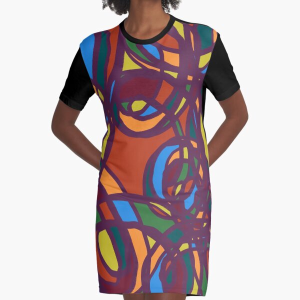 Item preview, Purple Geometric Rainbow Doodle Shapes Scribble Abstract Pattern designed and sold by hopecope.