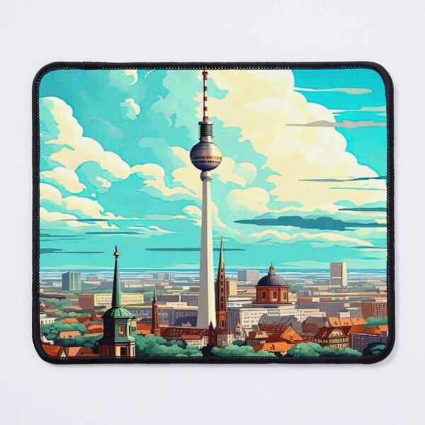 Item preview, Berlin Germany Vintage Travel and Tourism Advertising Print designed and sold by posterbobs.