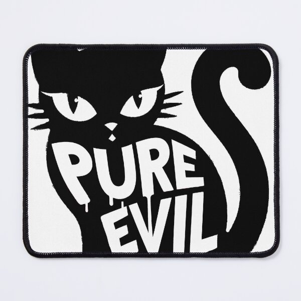 Item preview, Pure Evil (Purr Evil?) Adorable Black Cat Oozing Evil designed and sold by HalloweenEvil.