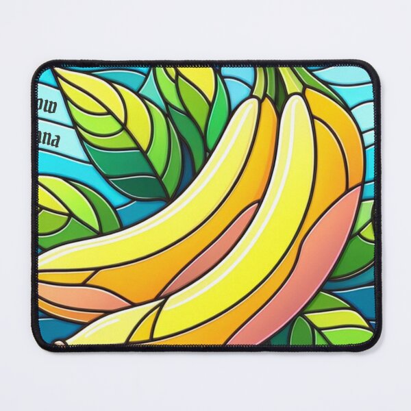 Item preview, Medieval glow banana light stained glass - stained glass designed and sold by Funny-Banana.