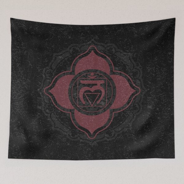 Item preview, Root Chakra Mandala - Coal + Wine designed and sold by Irene Estelle.