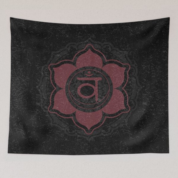 Item preview, Sacral Chakra Mandala - Coal + Wine designed and sold by Irene Estelle.