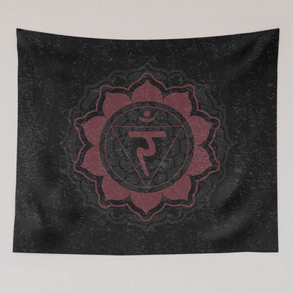 Item preview, Solar Plexus Chakra Mandala - Coal + Wine designed and sold by Irene Estelle.